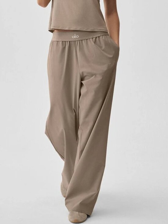 ALO Yoga Pants - Brand new with tags Alo Yoga Suit Up Trouser Gravel Regular Fit✨